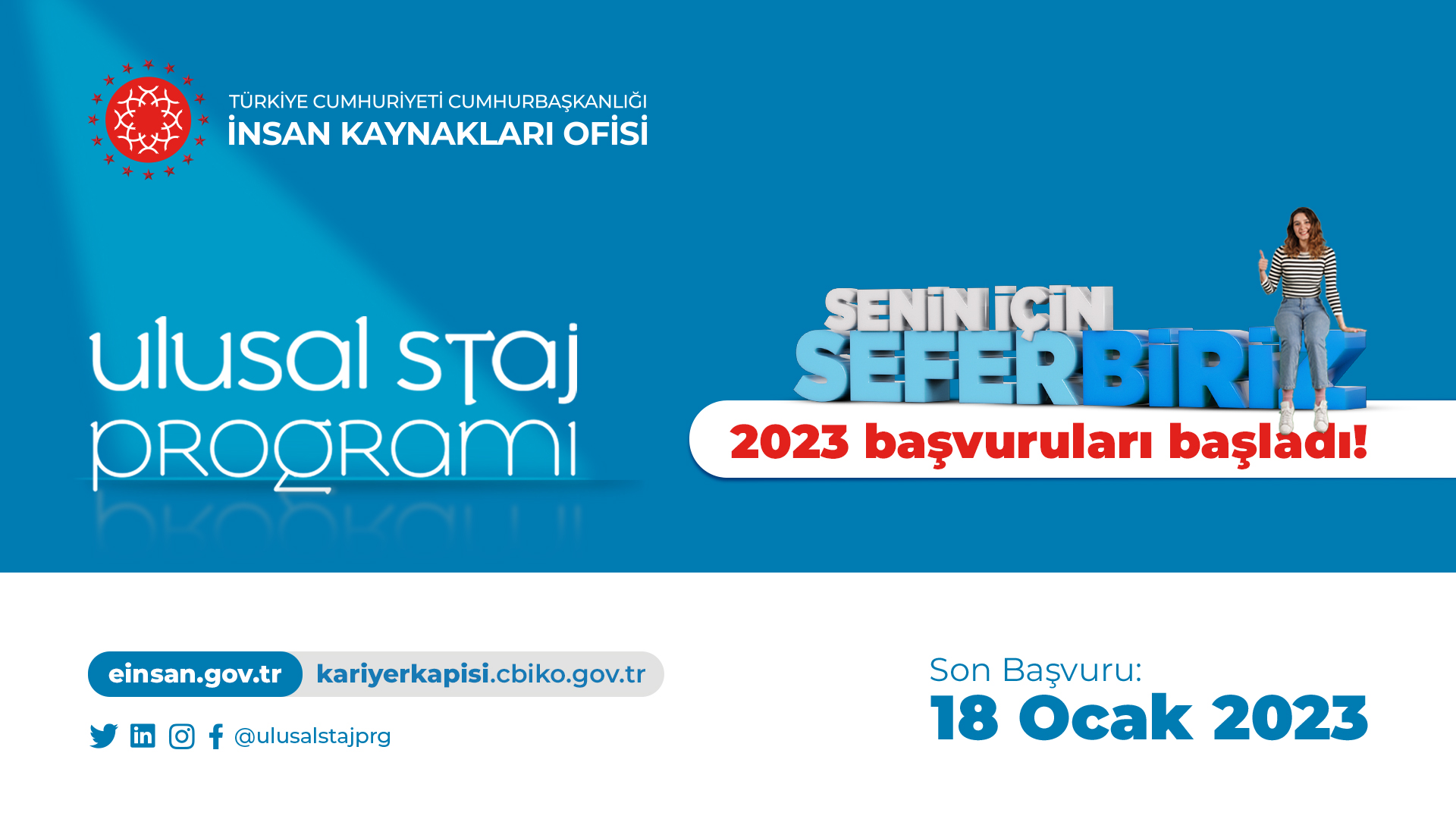 2023 Ulusal Staj Programı Başvuruları Başladı